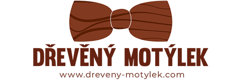 Logo - Dřevěný motýlek