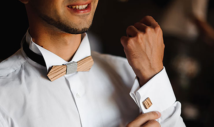 Náhled - Wooden bow tie